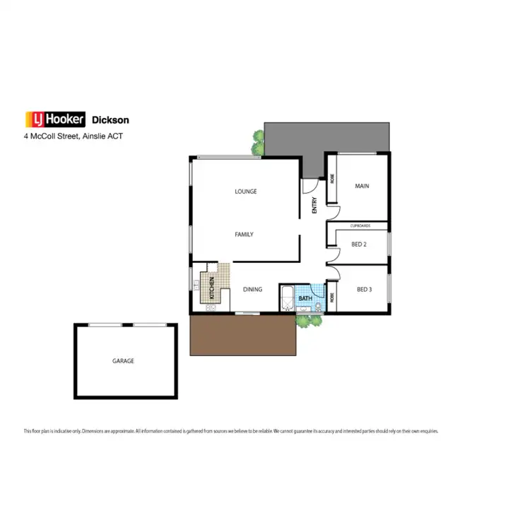 Floorplan of Homely house listing, 4 McColl Street, Ainslie ACT 2602