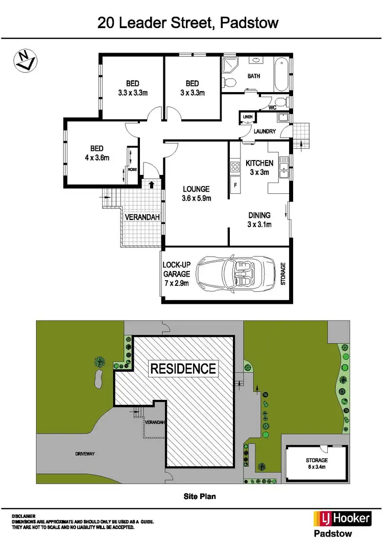 Floorplan of Homely house listing, 20 Leader Street, Padstow NSW 2211
