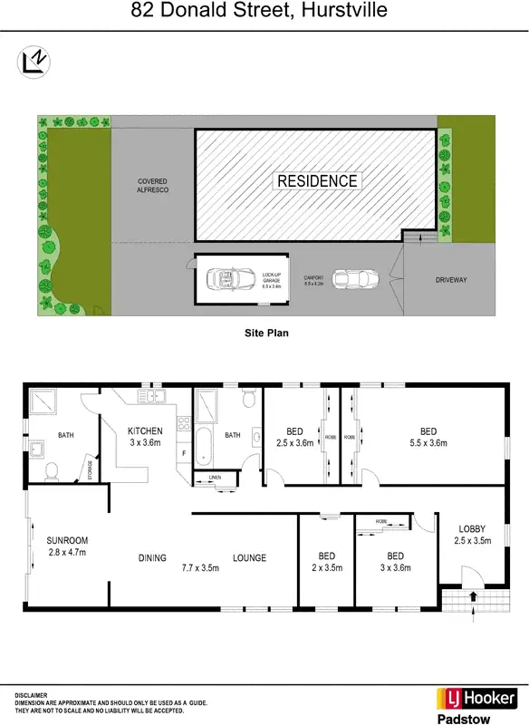Floorplan of Homely house listing, 82 Donald Street, Hurstville NSW 2220