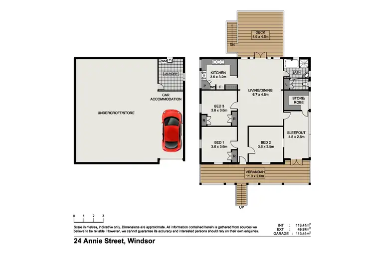 Floorplan of Homely house listing, 24 Annie Street, Windsor QLD 4030