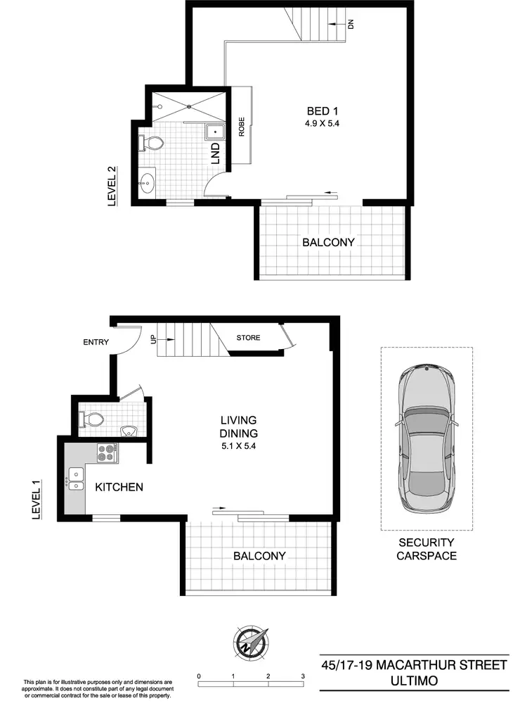 Floorplan of Homely apartment listing, 45/17-19 Macarthur Street, Ultimo NSW 2007