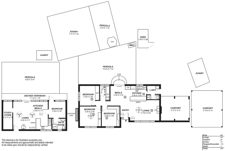 Floorplan of Homely house listing, 123 Strathalbyn Road, Bridgewater SA 5155