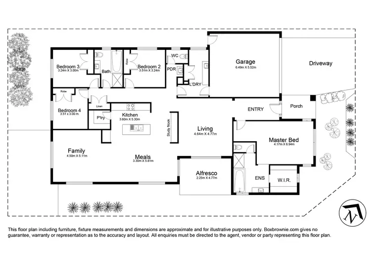 Floorplan of Homely house listing, 22 Canegrass Drive, Point Cook VIC 3030