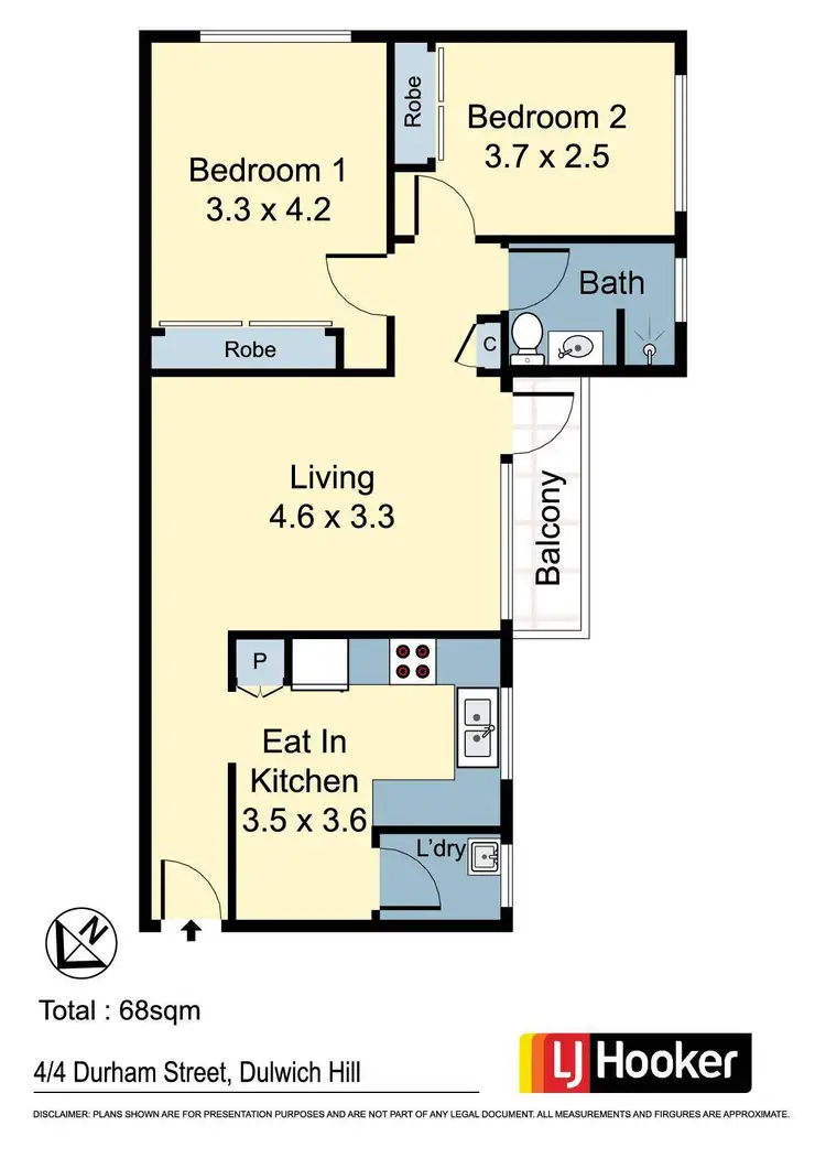 Floorplan of Homely apartment listing, 4/4 Durham Street, Dulwich Hill NSW 2203