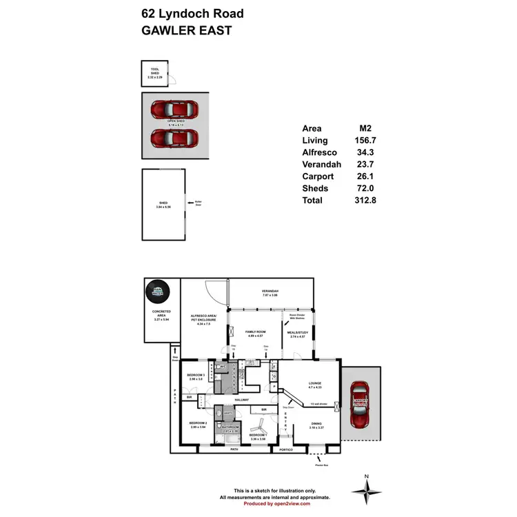 Floorplan of Homely house listing, 62 Lyndoch Road, Gawler East SA 5118