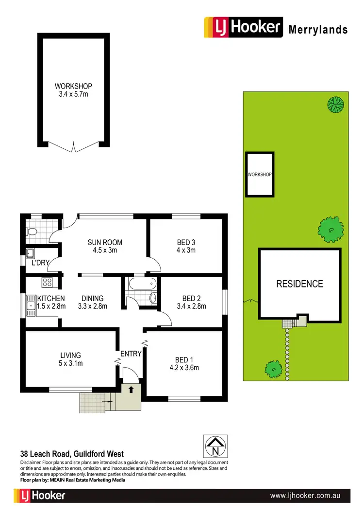 Floorplan of Homely house listing, 38 Leach Rd, Guildford West NSW 2161