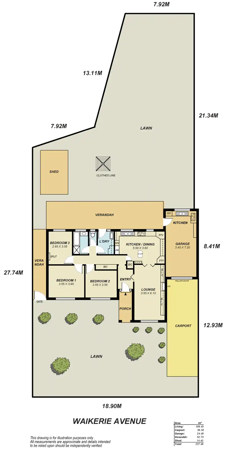 Floorplan of Homely house listing, 2 Waikerie Avenue, Hope Valley SA 5090