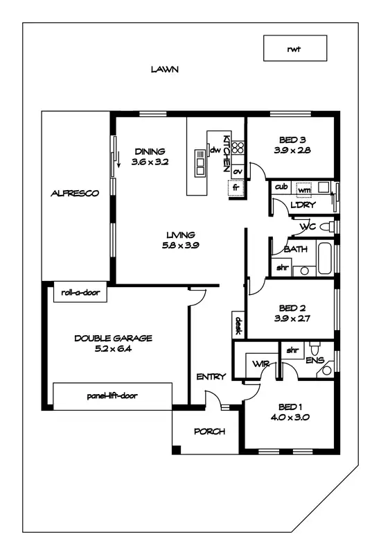 Floorplan of Homely house listing, 17 Green Road, Woodville West SA 5011