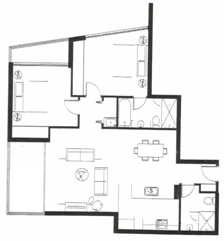 Floorplan of Homely apartment listing, 911/5 Pope Street, Ryde NSW 2112