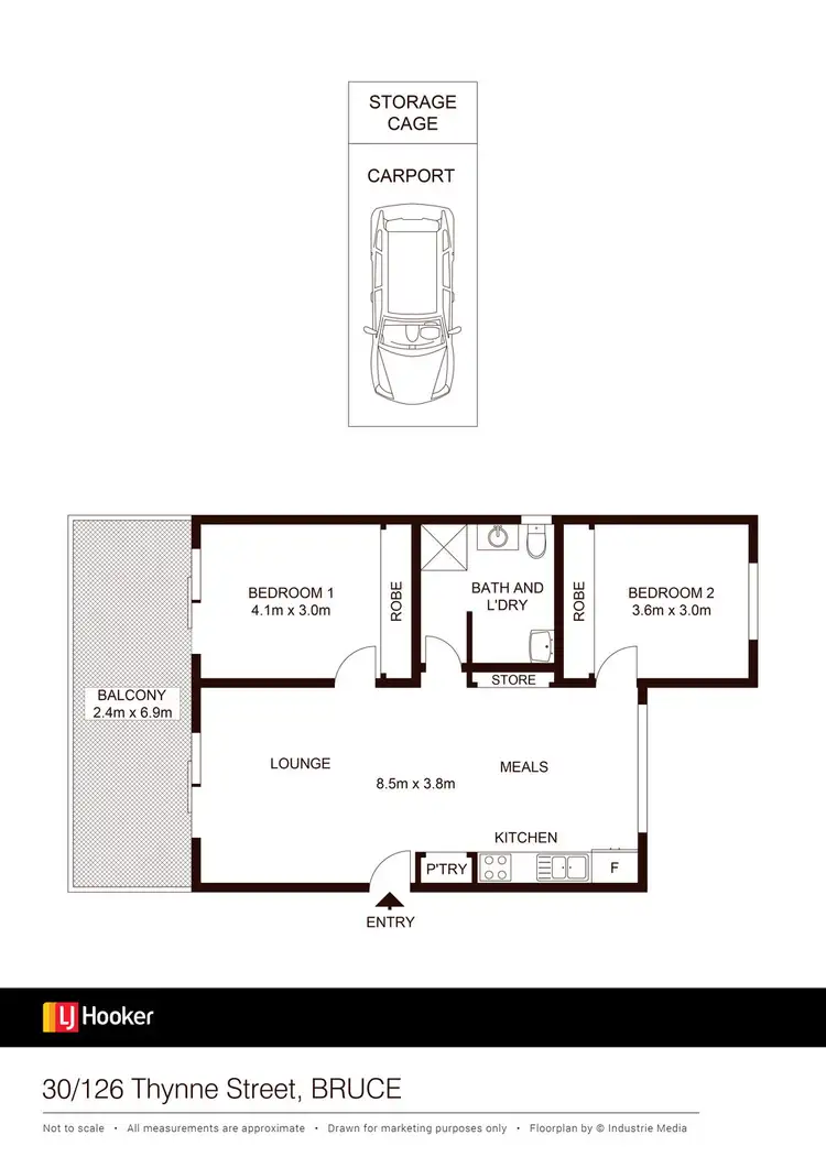 Floorplan of Homely unit listing, 30/126 Thynne Street, Bruce ACT 2617