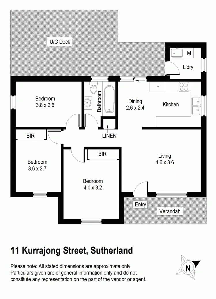 Floorplan of Homely house listing, 11 Kurrajong Street, Sutherland NSW 2232