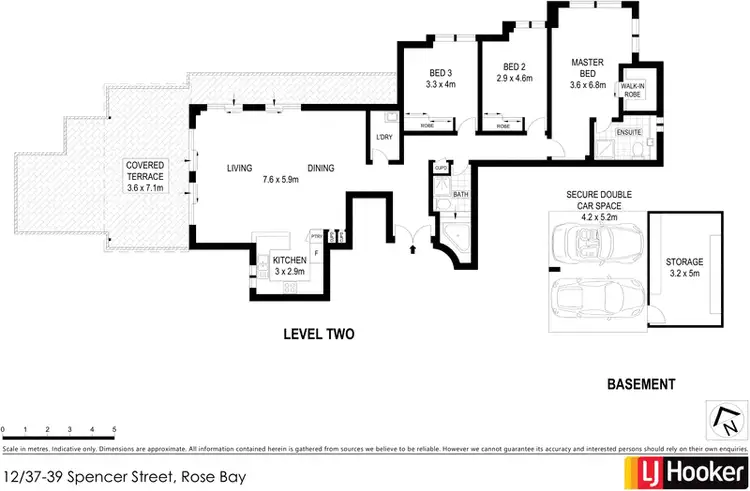 Floorplan of Homely apartment listing, 12/37-39 Spencer Street, Rose Bay NSW 2029