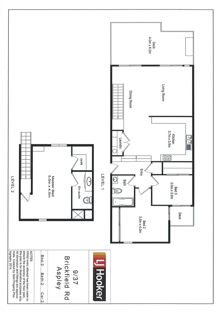 Floorplan of Homely townhouse listing, 9/37 Brickfield Road, Aspley QLD 4034