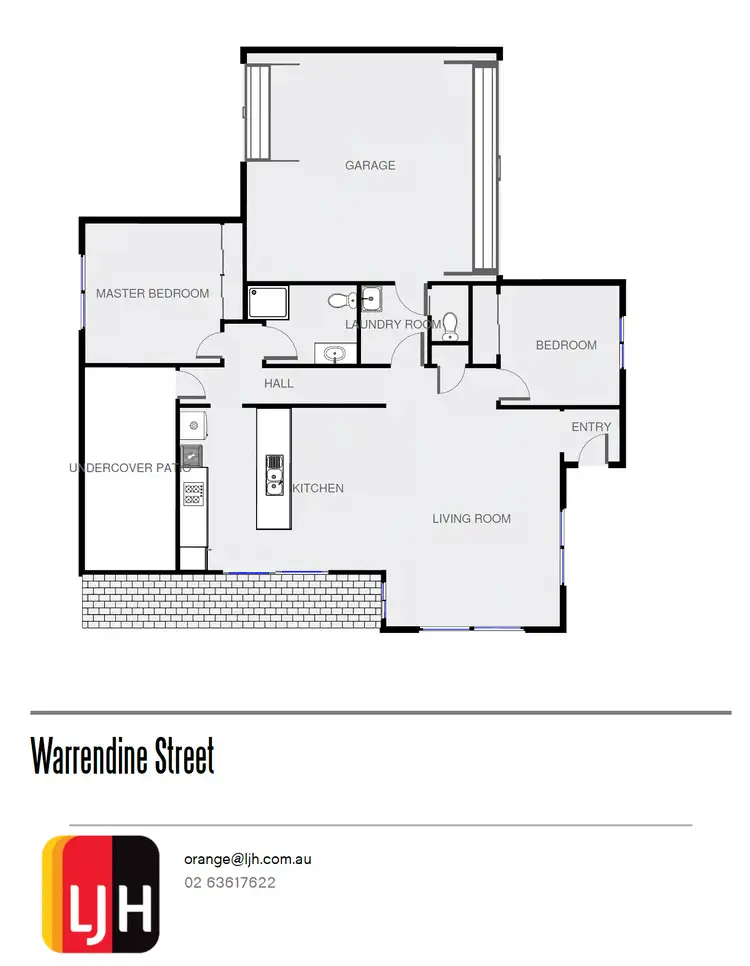 Floorplan of Homely house listing, 58 Warrendine Street, Orange NSW 2800