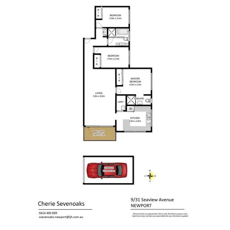 Floorplan of Homely apartment listing, 9/31 Seaview Avenue, Newport NSW 2106