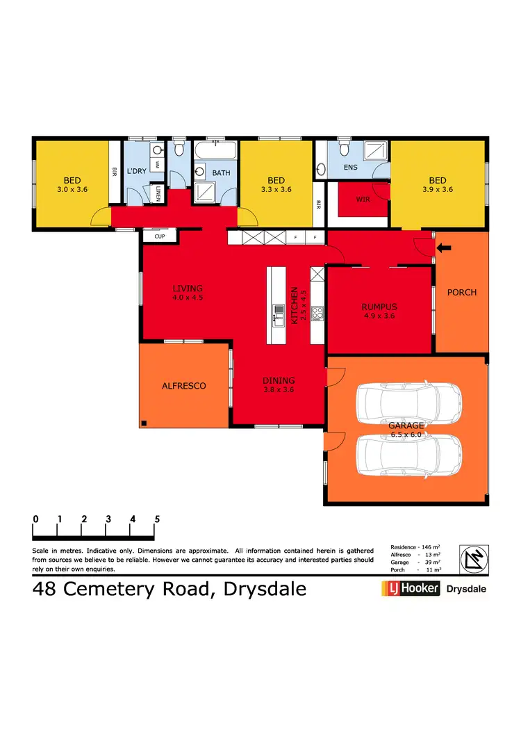 Floorplan of Homely house listing, 48 Cemetery Road, Drysdale VIC 3222