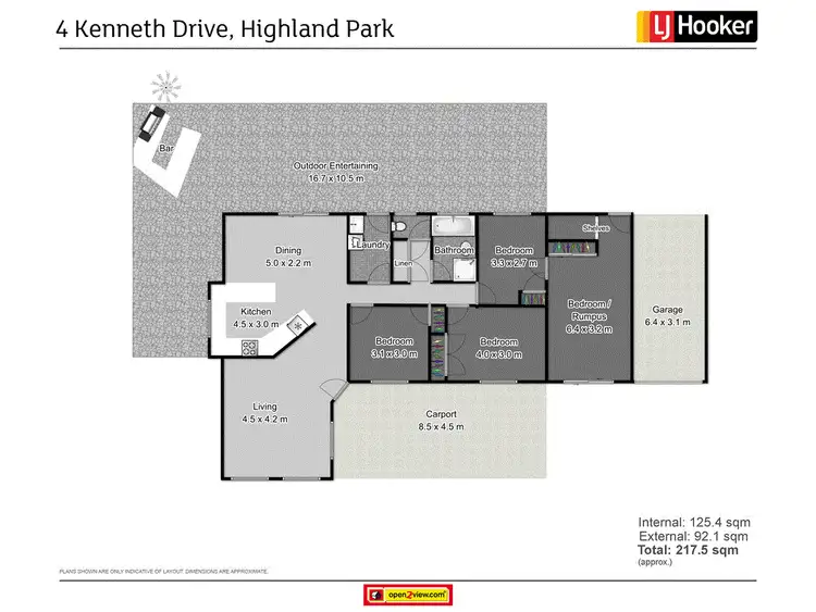 Floorplan of Homely house listing, 4 Kenneth Drive, Highland Park QLD 4211