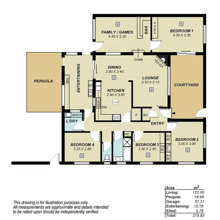 Floorplan of Homely house listing, 85 Target Hill Road, Salisbury Heights SA 5109