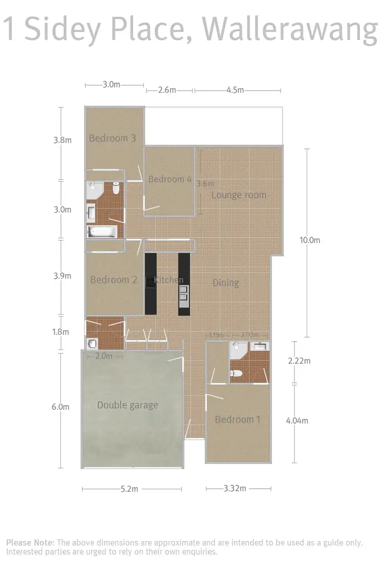 Floorplan of Homely house listing, 1 Sidey Place, Wallerawang NSW 2845