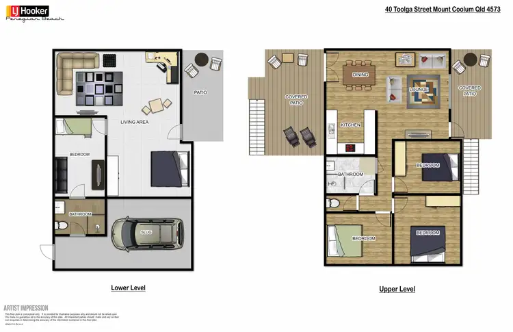 Floorplan of Homely house listing, 40 Toolga Street, Mount Coolum QLD 4573
