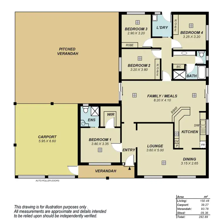 Floorplan of Homely house listing, 4 Kea Place, Greenwith SA 5125