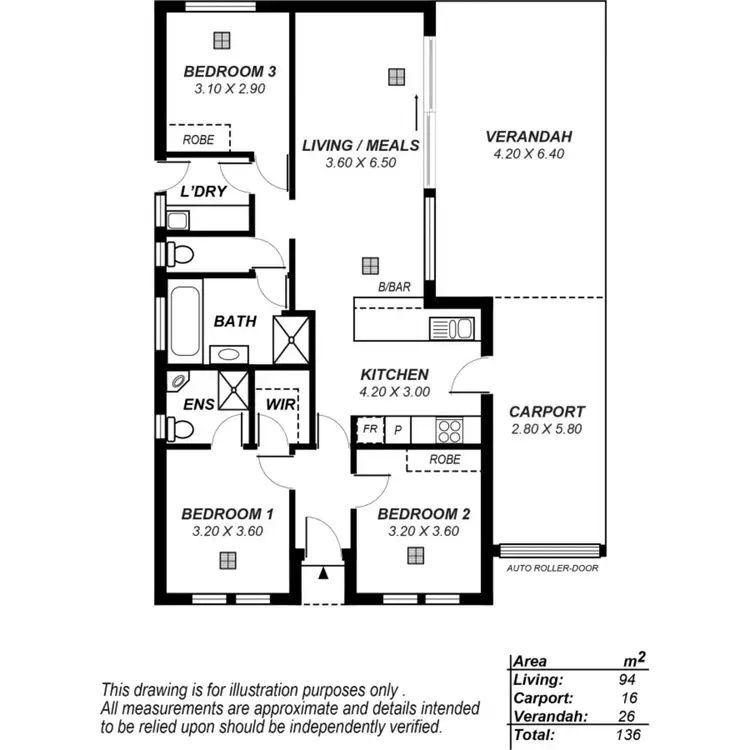 Floorplan of Homely house listing, 3 Baron Avenue, Ingle Farm SA 5098