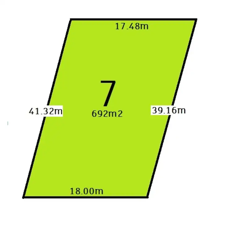 Floorplan of Homely land listing, Lot 7/ Hutchinson Road, Gawler East SA 5118