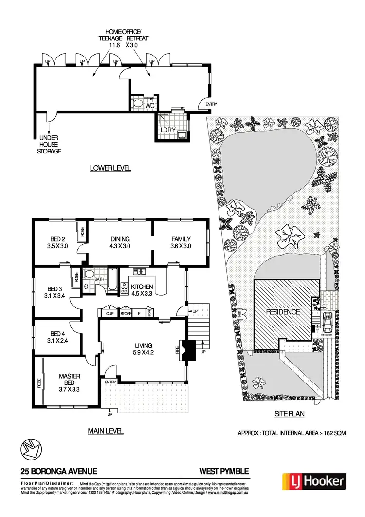 Floorplan of Homely house listing, 25 Boronga Avenue, West Pymble NSW 2073