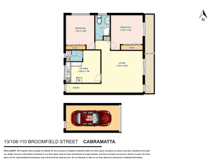 Floorplan of Homely unit listing, 13/108-110 Broomfield Street, Cabramatta NSW 2166