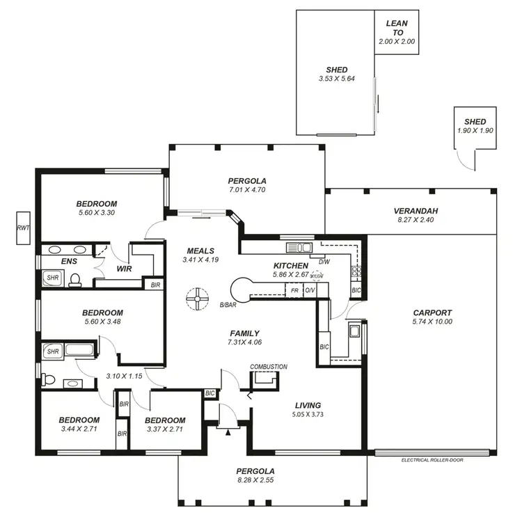 Floorplan of Homely house listing, 5 Mount Street, Crafers SA 5152
