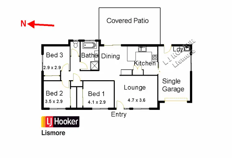 Floorplan of Homely house listing, 15 Forest Oak Way, Goonellabah NSW 2480