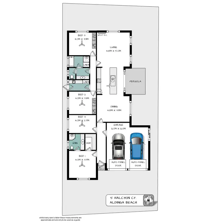 Floorplan of Homely house listing, 5 Halcyon Circuit, Aldinga Beach SA 5173