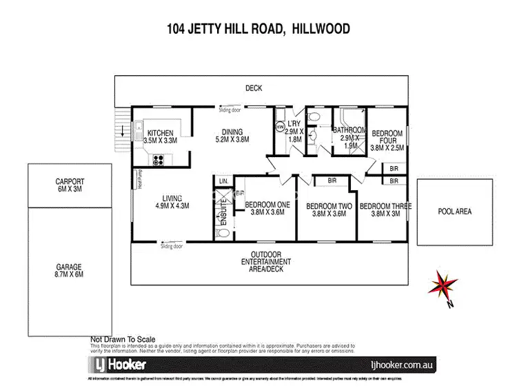Floorplan of Homely house listing, 104 Hillwood Jetty Road, Hillwood TAS 7252