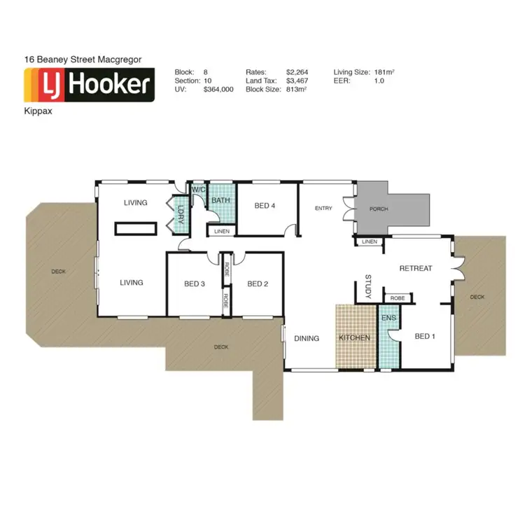 Floorplan of Homely house listing, 16 Beaney Street, Macgregor ACT 2615