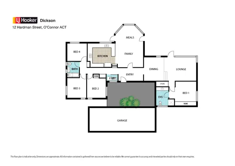 Floorplan of Homely house listing, 12 Hardman Street, O'connor ACT 2602