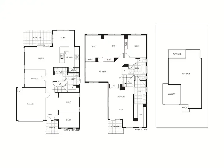 Floorplan of Homely house listing, 25 Tobago Avenue, Point Cook VIC 3030