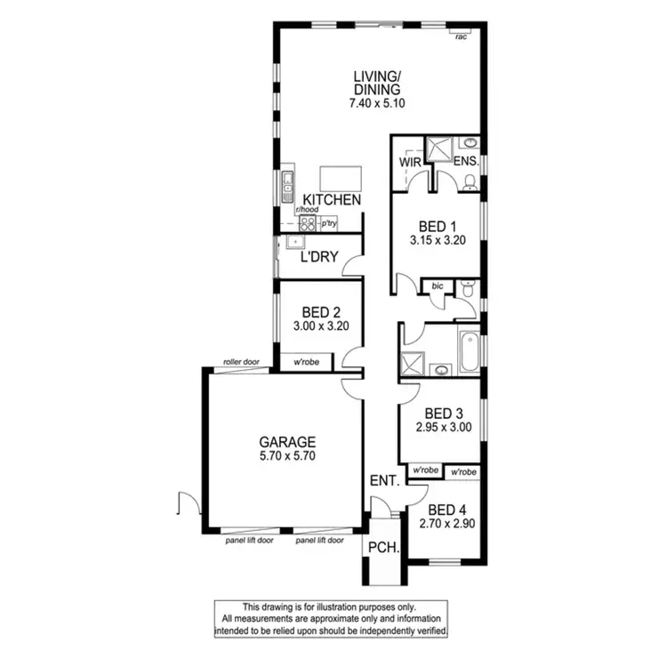 Floorplan of Homely house listing, 2 Purdilla Place, Andrews Farm SA 5114