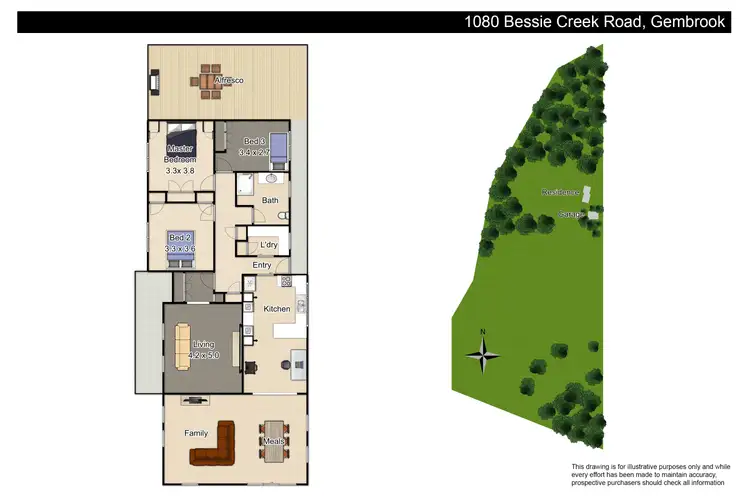 Floorplan of Homely house listing, 1080 Bessie Creek Road, Gembrook VIC 3783