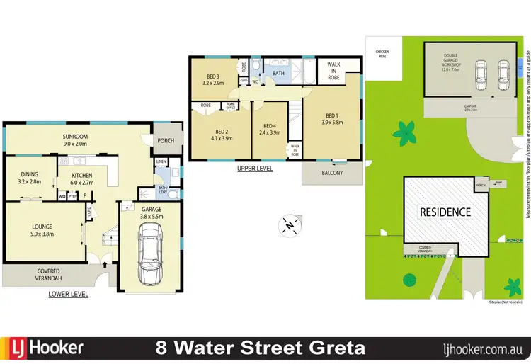 Floorplan of Homely house listing, 8 Water Street, Greta NSW 2334