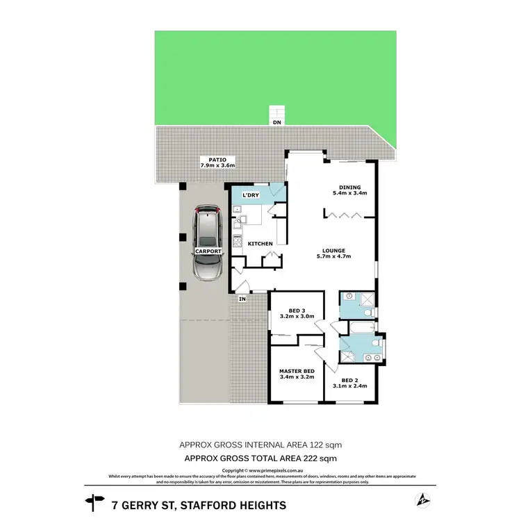 Floorplan of Homely house listing, 7 Gerry Street, Stafford Heights QLD 4053