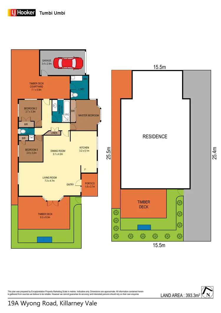 Floorplan of Homely semi-detached listing, 19A Wyong Road, Killarney Vale NSW 2261