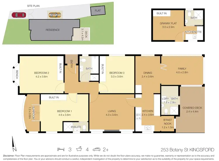 Floorplan of Homely house listing, 253 Botany Street, Kingsford NSW 2032
