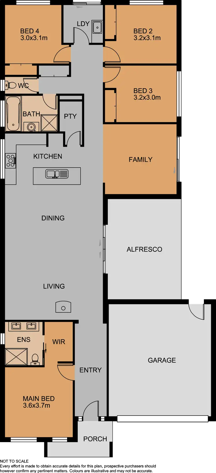 Floorplan of Homely house listing, 10 Jefferson Avenue, Cranbourne North VIC 3977