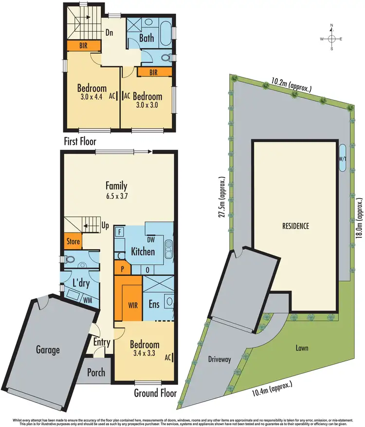 Floorplan of Homely house listing, 12 Buckeye Drive, Hallam VIC 3803
