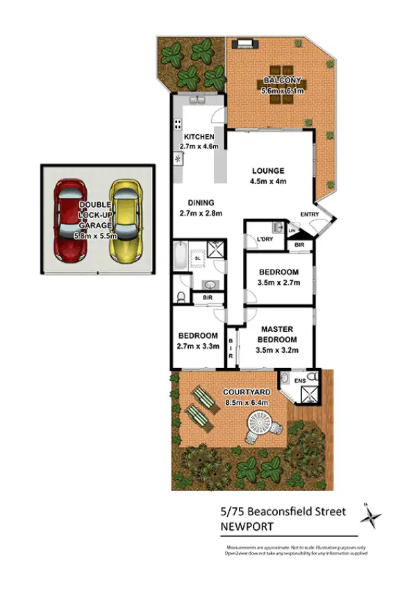Floorplan of Homely apartment listing, 5/75 Beaconsfield Street, Newport NSW 2106