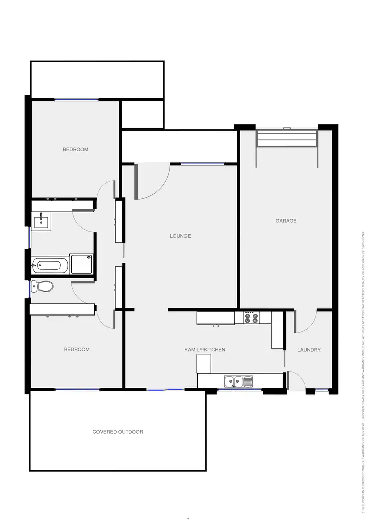 Floorplan of Homely villa listing, 14B Echuca Place, Cowra NSW 2794