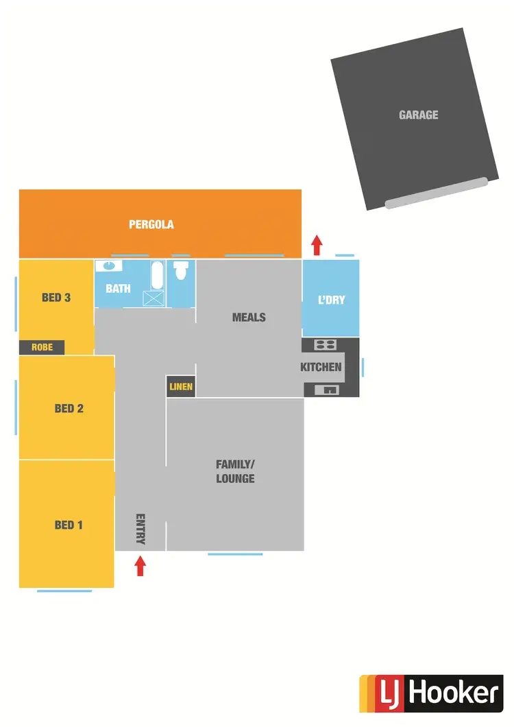 Floorplan of Homely house listing, 43 Langdon Cres, Craigieburn VIC 3064