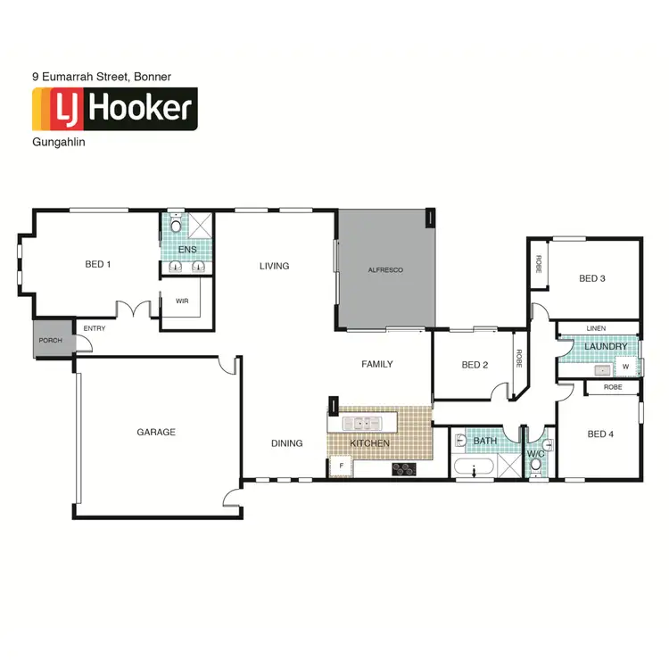 Floorplan of Homely house listing, 9 Eumarrah Street, Bonner ACT 2914