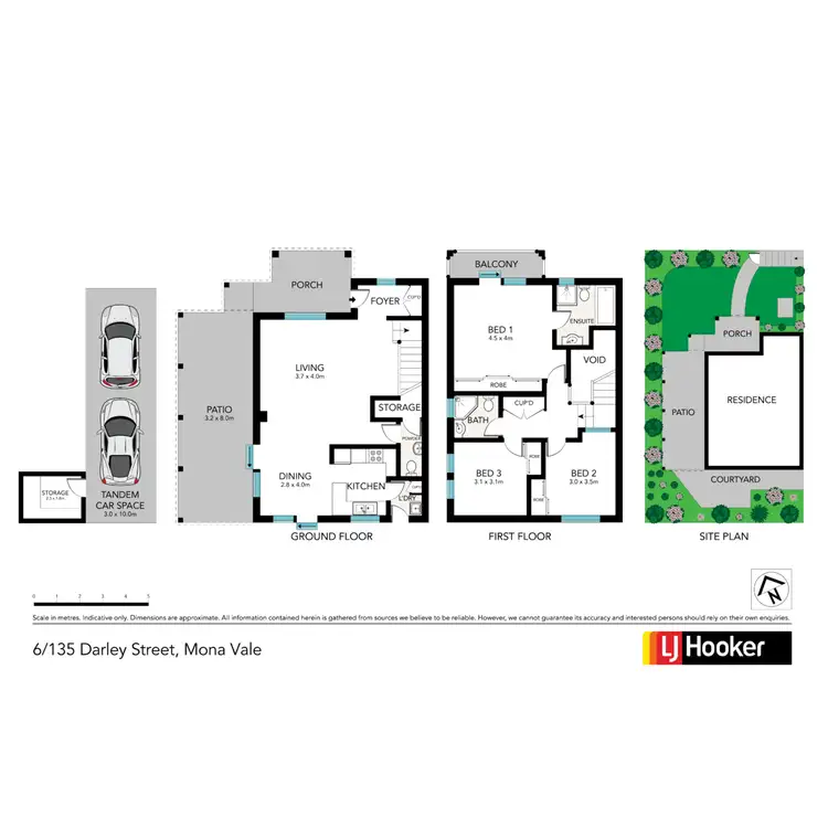 Floorplan of Homely townhouse listing, 6/135 Darley Street, Mona Vale NSW 2103