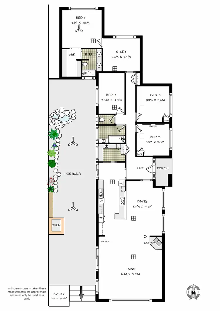 Floorplan of Homely house listing, 49 Parklands Crescent, Reynella SA 5161